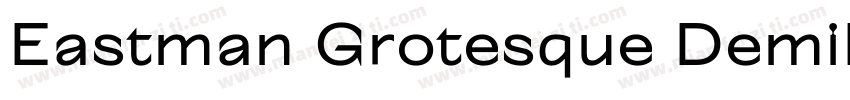 Eastman Grotesque DemiBold字体转换